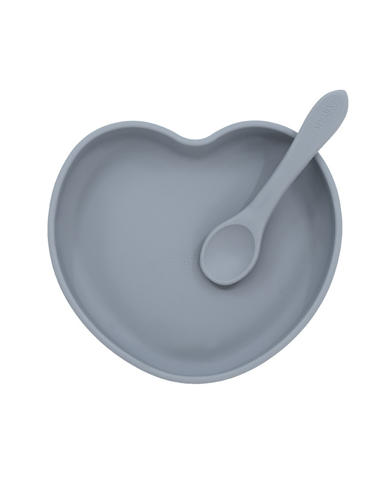 Talerzyk silikonowy serce z...